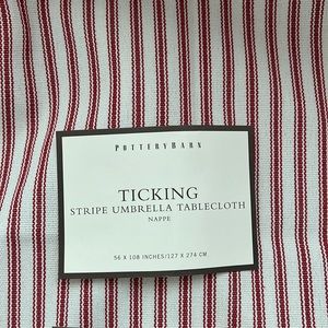 Pottery Barn Nappe Outdoor Tablecloth